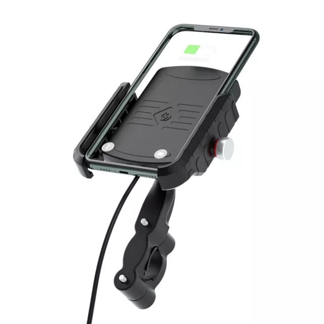 Classe di ricarica wireless 15 W ricarica telefono universale nero A per scooter moto A