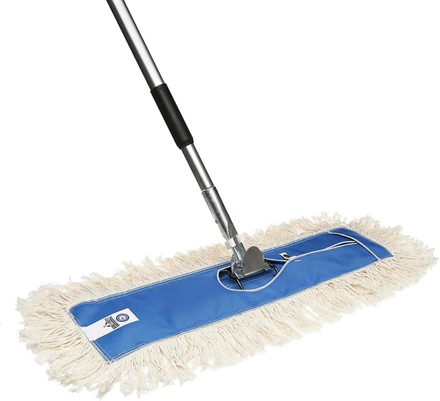 36" Industrial Strength Washable Cotton Dust Mop Refill, Thick Tufted Replacemen