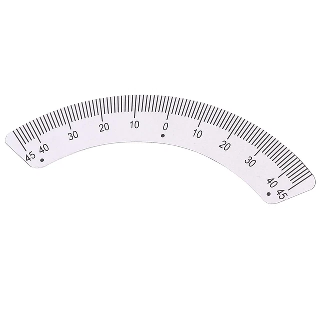 Règle Flexible PET 50 Cm - Échelle 0,1 Mm, Métrique/Anglaise - Transparente, Pliable - Pour Calibration, Mesure Précise