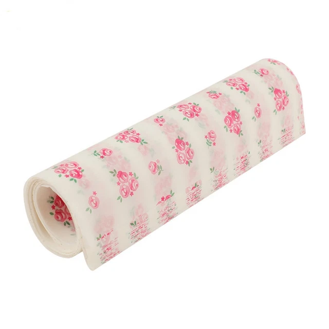50 piezas/bolsas papel para hornear resistente al aceite antiadherente al aceite seco papel de hamburguesa