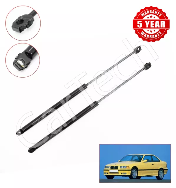 2X For Bmw 3 Series E36 Coupe Front Bonnet Hood Gas Struts 280N 51238119558