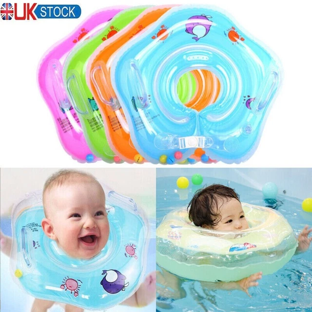 Toddler Newborn Inflatable Baby Swimming Collar Toys Float Safety Aid Toys UK