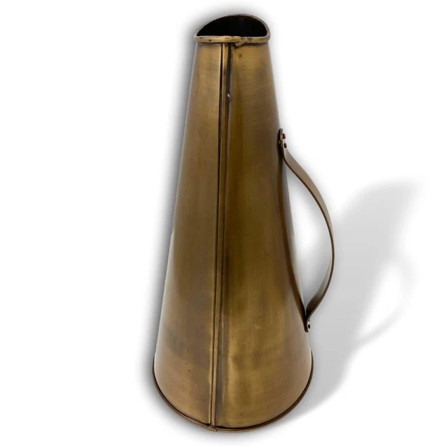 Hörrohr Hörgerät Stethoskop Hörmaschine Messing Dekoration 36cm Antik-Stil 3