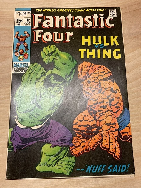 Fantastic Four # 112 SECOND HULK vs. THING - FF KEY