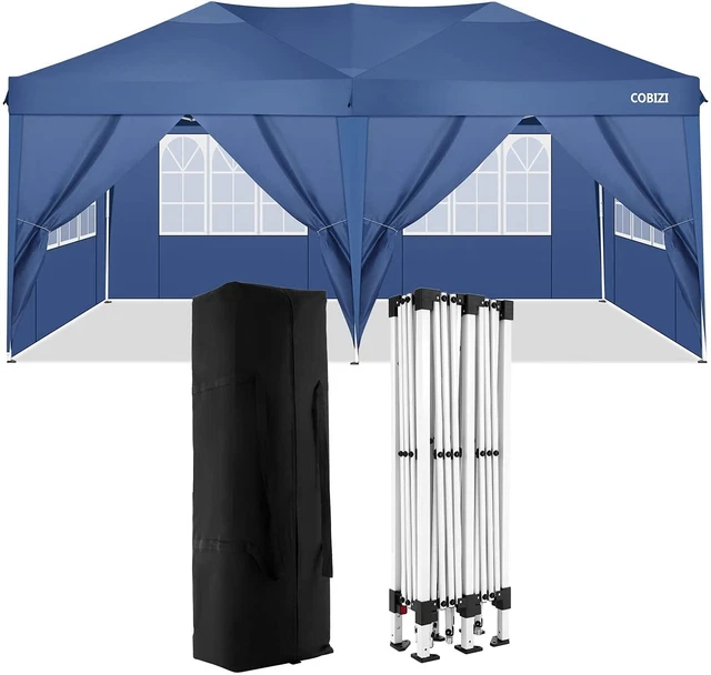 Pavillon Falt pavillon WASSERDICHT Dachmaß 3x3M oder 3x6M Gartenzelt Partyzelt