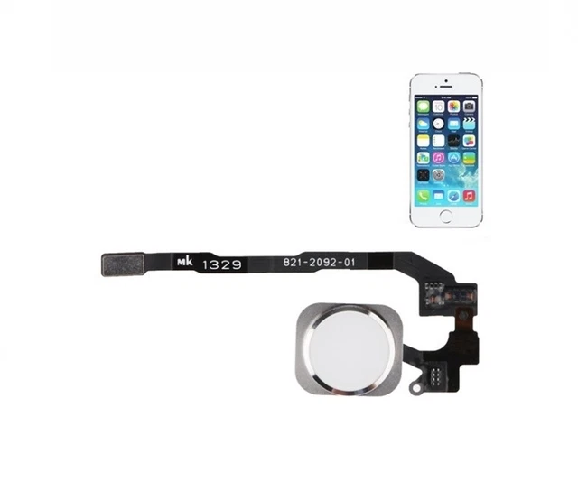 Nappe De Remplacement Bouton Home Blanc Pour IPhone 5S Et SE 2016 - Neuf D'origine