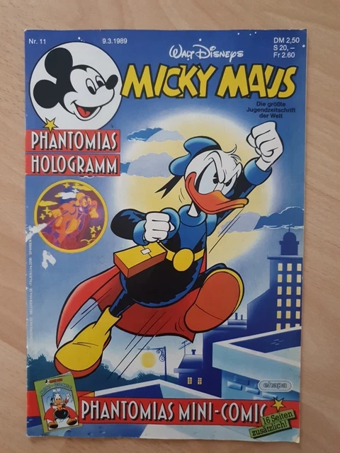 Micky Maus***Comic***Heft***Nr.11 Vom 09.03.1989
