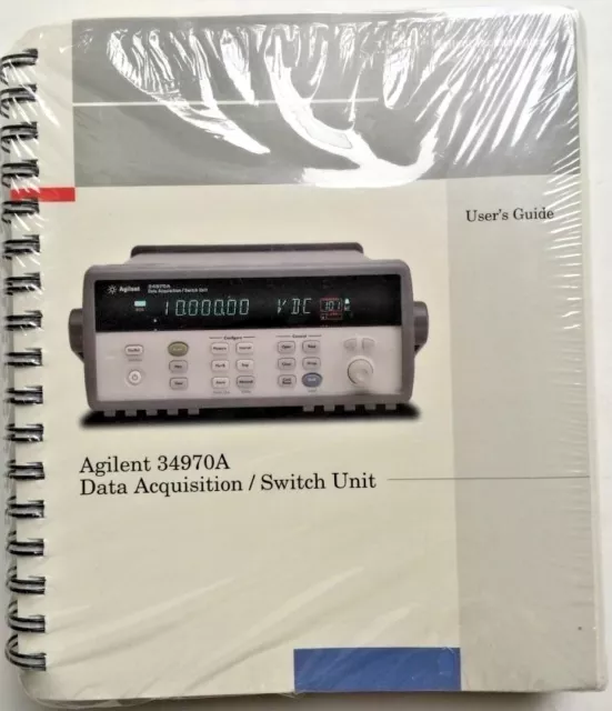 Agilent HP 34970A Data Acquisition/Switch Unit Manual Set P/N 34970-90100 *NEW*