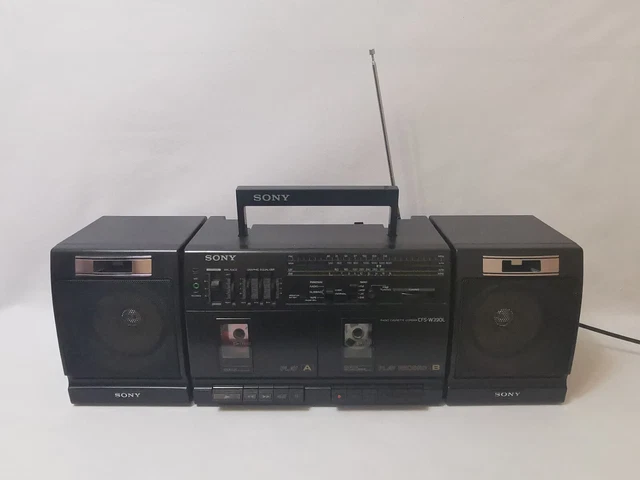 Sony CFS-45L Ghettoblaster Vintage – Avec Bluetooth Intégré – Boombox Années 80 Revisitée