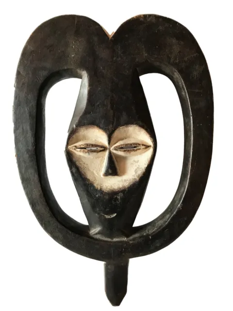 Tribal Ceremonial Kwele Mask, Gabon, Africa16.5" H