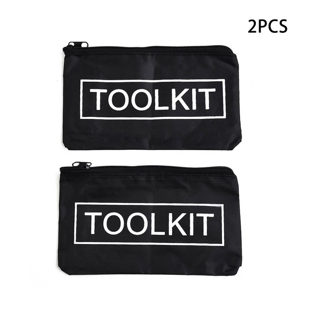 Sacs à outils2 Tissu Oxford Fermeture à glissière Rangement Accessoires