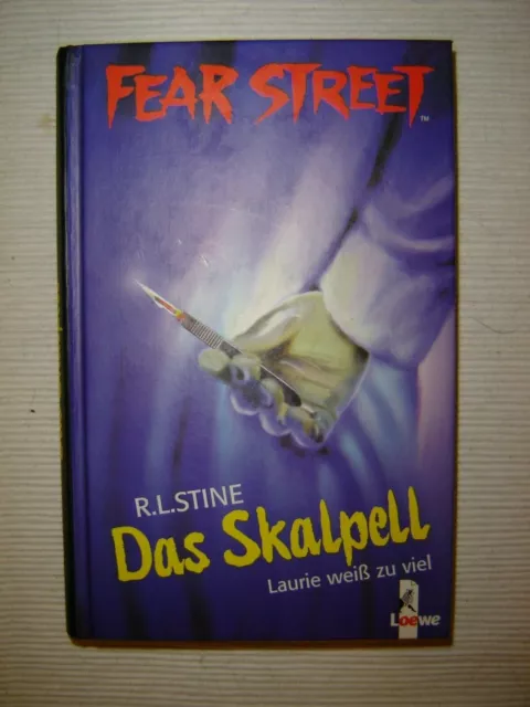 KINDERBUCH - KINDER - Fear Street - JUGENDROMAN - Das Skalpell - ab 8 Jahren