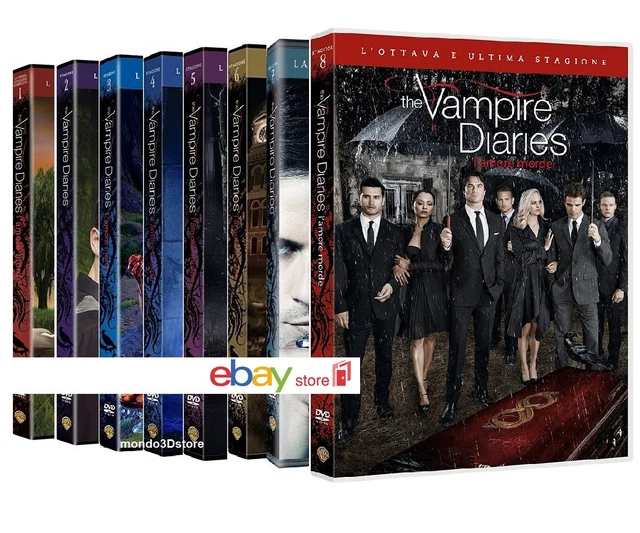 THE VAMPIRE DIARIES - The Complete Series 01 - 08 (38 Dvd) 8 Single