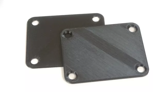 3D Printed Black Bass Drum Hole Cover Plate - Yamaha Recording/Stage/Tour Mount