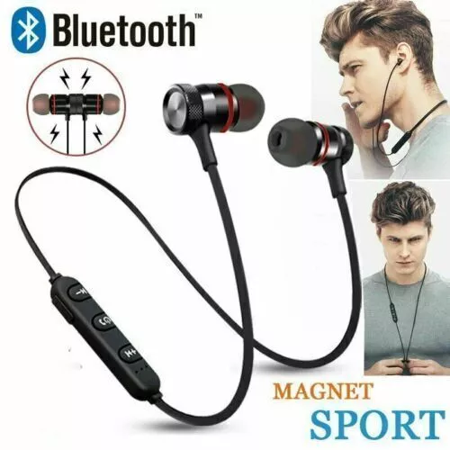 Earphones Sports Bluetooth Wireless 5.0 Earbuds Headphones Headset Stereo In Ear