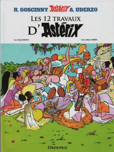 Astérix. Les 12 travaux d'Astérix. UDERZO. Album cartonné Hors Commerce 2017