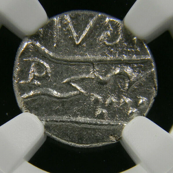 French India Mahe  1751 Silver Fanon  NGC MS 62