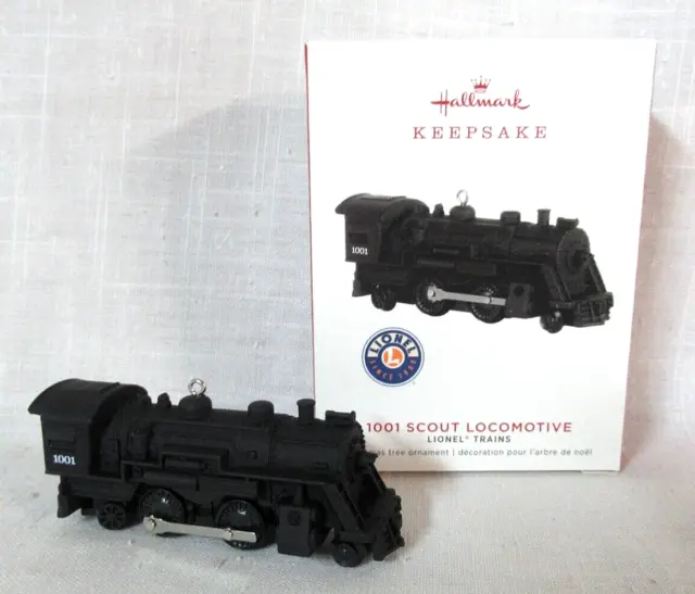 Hallmark 2019 Lionel Train Series Ornament #24 ~ 1001 Scout Locomotive