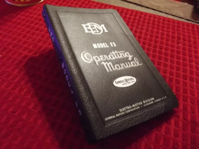 Vintage EMD Model F3 Diesel Locomotive Operating Manual , 1948. FREE SHIP Vintage EMD Model F3 Diesel Locomotive Operating Manual , 1948. FREE SHIP