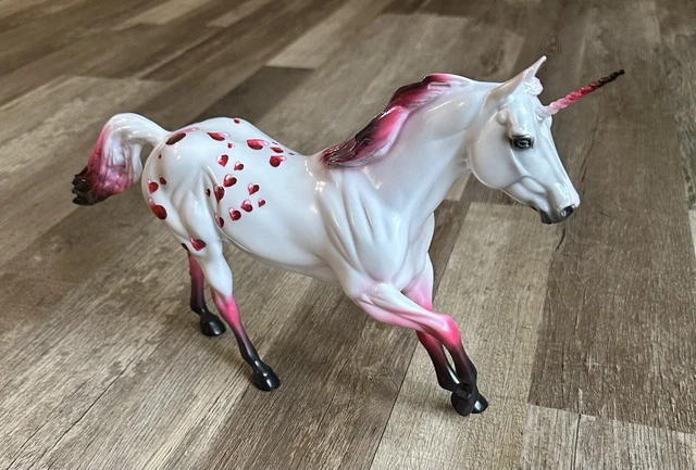 Peter Stone OOAK Unicorn Foundation Quarter Horse Pink Black Gradient Dawn 2021