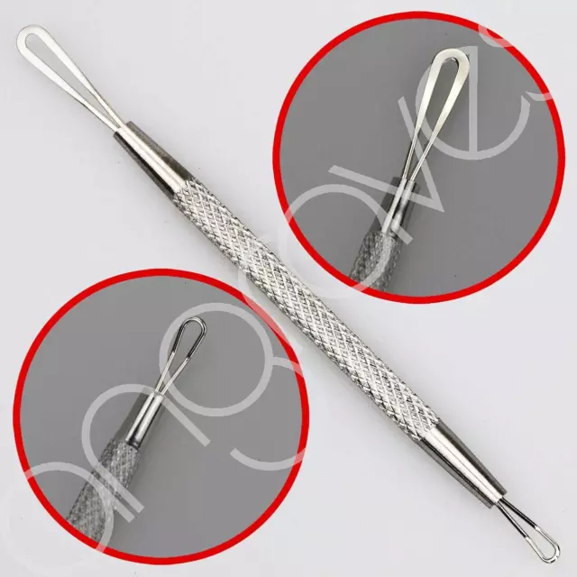 Whitehead & Blackhead Facial Acne Pimple Extractor Comedone Remover Small Tool