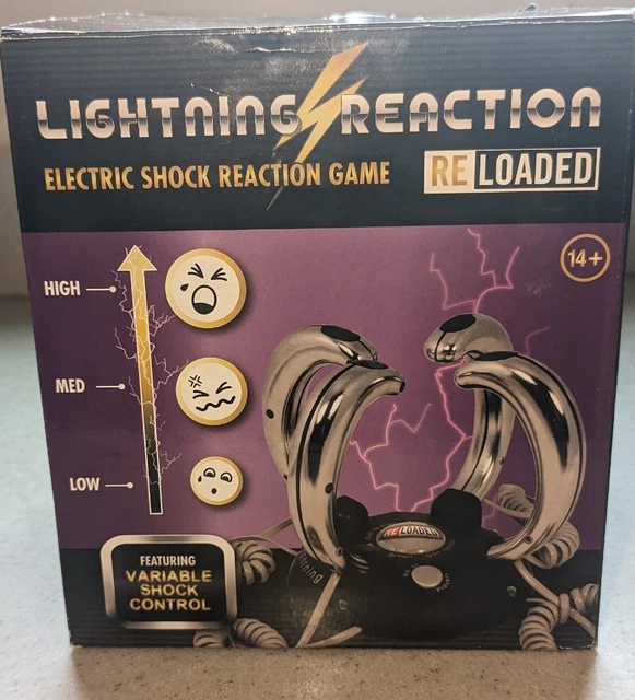 LIGHTNING REACTION RELOADED, Party Game, Electric Shock Reaction Game