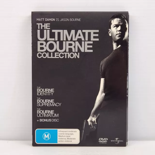 The Ultimate Bourne Collection DVD Movies Matt Damon Action Thriller Reg 4