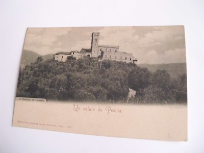 p. un saluto da Pescia il Castello di Cozzile Pistoia non sped f 