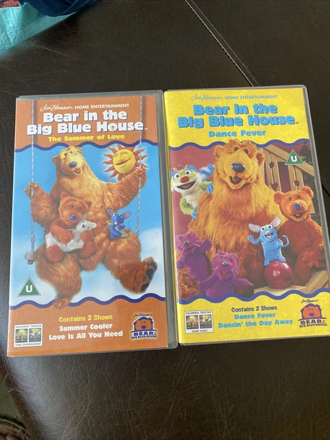 VHS BEAR IN the Big Blue House , Summer of Love & Dance Fever EUR 17,19