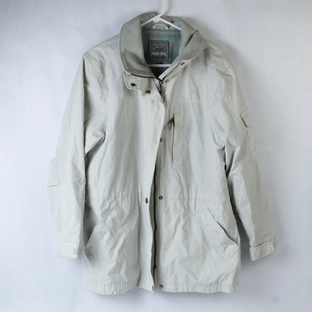 Veste Longue Zara Taille L (40/42) - Jaune Crème & Beige - Manches 3/4 - Occasion En Excellent État