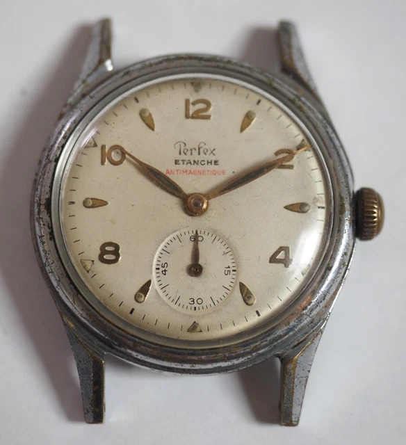 Montre Mécanique Vintage Nedys Des Années 60 - Bracelet Métal - A Réviser - Très Bon état Général