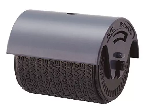 Plus Japan Guard-Your-ID Camouflage Self Inking Roller Stamp & Refill Pack, UK 2