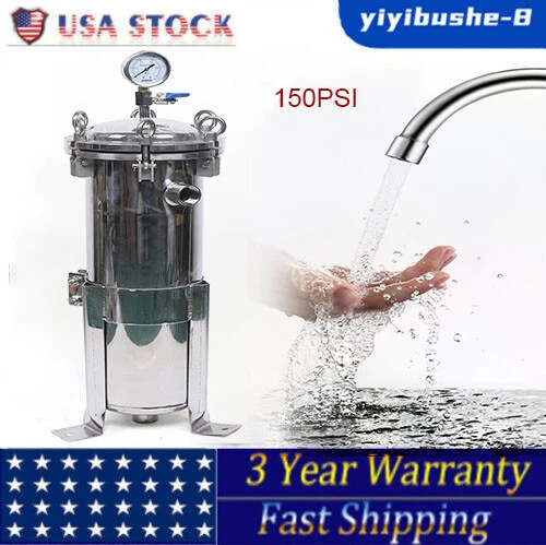 #4 Bag Filter Housing 304 Stainless Steel Industrial Sock Filter 10t/h 150PSI
