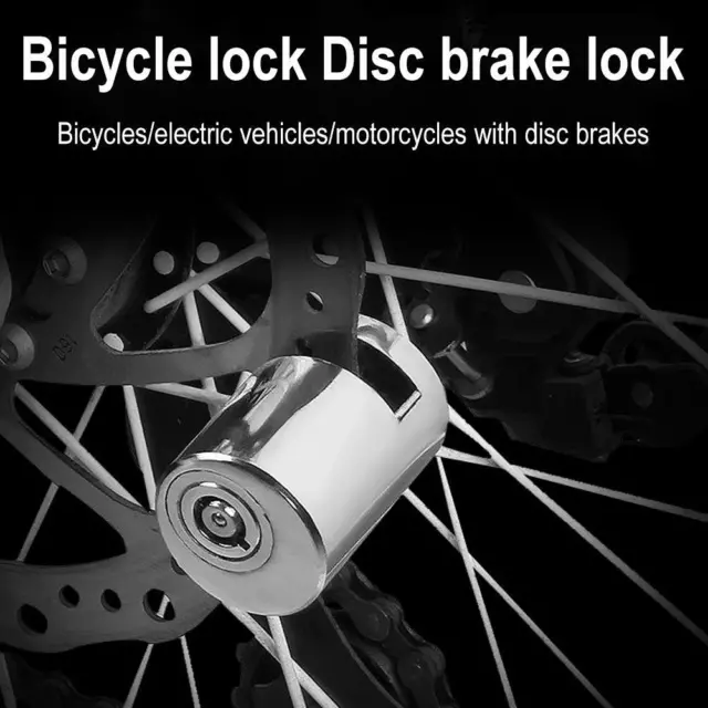 Motorcycle Anti-theft Lock Compact Mini Lock Installation Brake Disc Wheel Y0P1 2