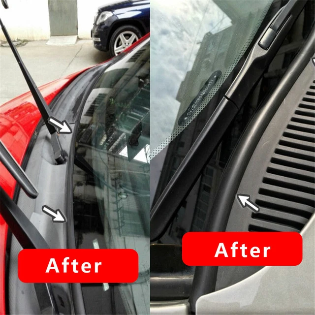 1x Car Front Windshield Panel Rubber Seal Strip Sealed Moulding Trim Accessories