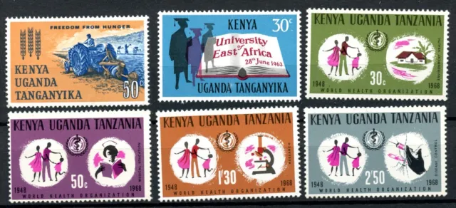 Kenya Uganda Tanganyika (KUT) sg 203/4, 248/51, 256/9 -MH sg272/5 - MNH