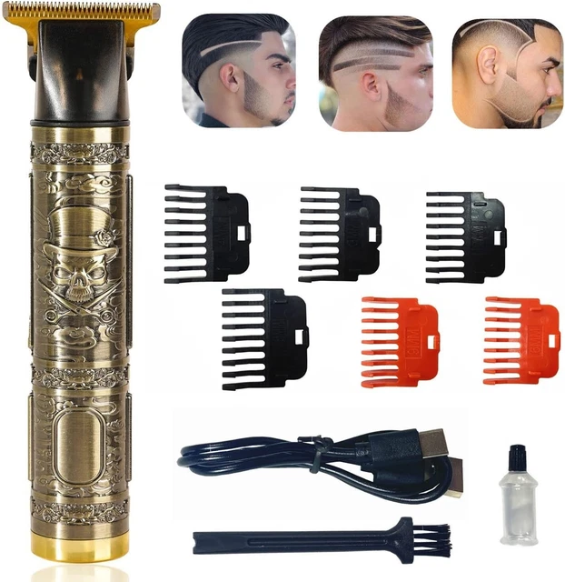Kit Máquina De Cortar Para Afeitar Recortadora Recortar Pelo Barba Corte Cabello