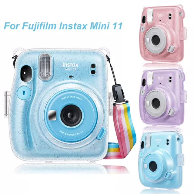 For Fujifilm Instax Mini 11 Instant Film Camera Crystal Case Hard Shell Cover