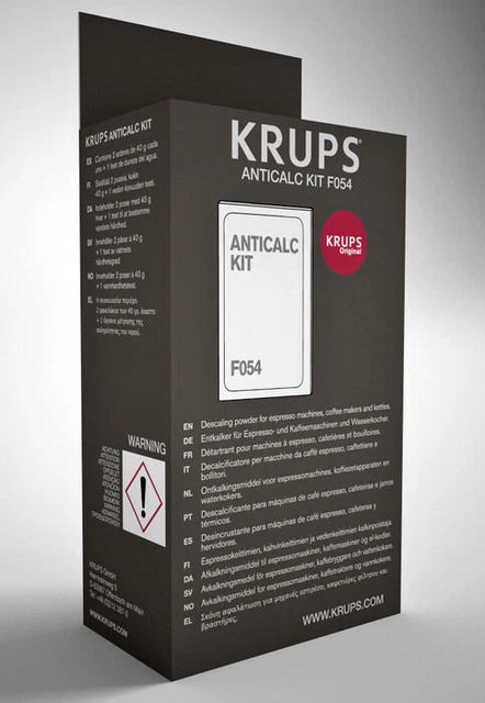 Krups F054001B Spezial Entkalkungsset für eine lange Lebensdauer Ihres Geräts