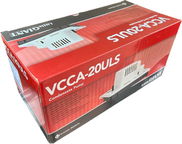 NEW Little Giant VCMA-20ULS Condensate Removal Pump With Safety Switch 115V