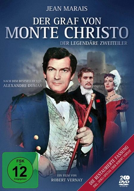 Der Graf Von Monte Christo Beste Verfilmung DER GRAF VON Monte Christo (Teil 1 & 2 mit Jean Marais / 1954