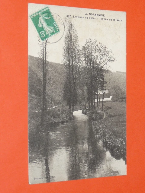 Cpa 1913 Postcard France Environs Flers Orne 61 Normandy Vallee De La Verre