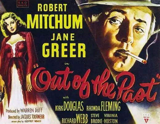 OUT OF THE PAST Movie POSTER 11 x 17 Robert Mitchum, Kirk Douglas, Jane Greer, F