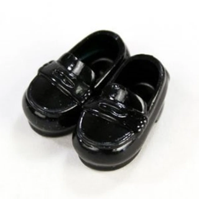 Obitu doll 11cm Loafer for body black Free Shipping with Tracking# New Japan