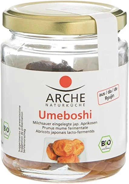 95,20€/kg albicocche Arca Ryujin Umeboshi 125g cucina tradizionale albicocca