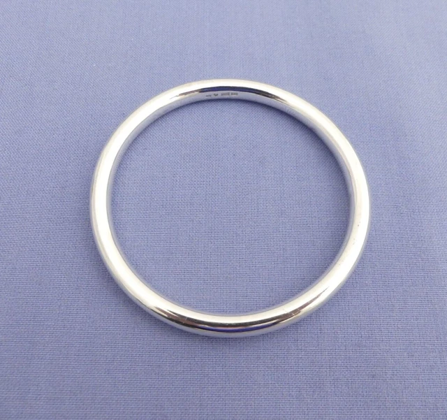 Finnland - IP - schlichter Armreif - 925er Silber - Sterling - 0,6 cm - 1978