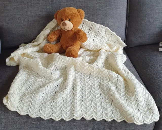 Hand Knitted Baby Blanket