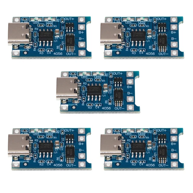 5 PI CES MODULE de carte chargeur lithium TYPE C USB protection ...