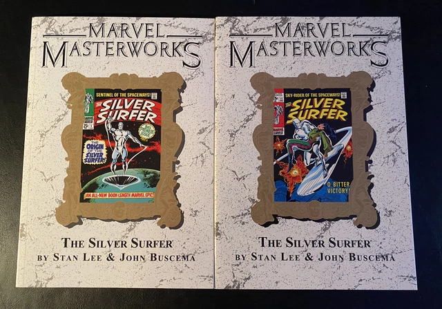 Silver Surfer Marvel Masterworks TPB Vol 1- 2 Direct Editions Buscema Lee Kirby