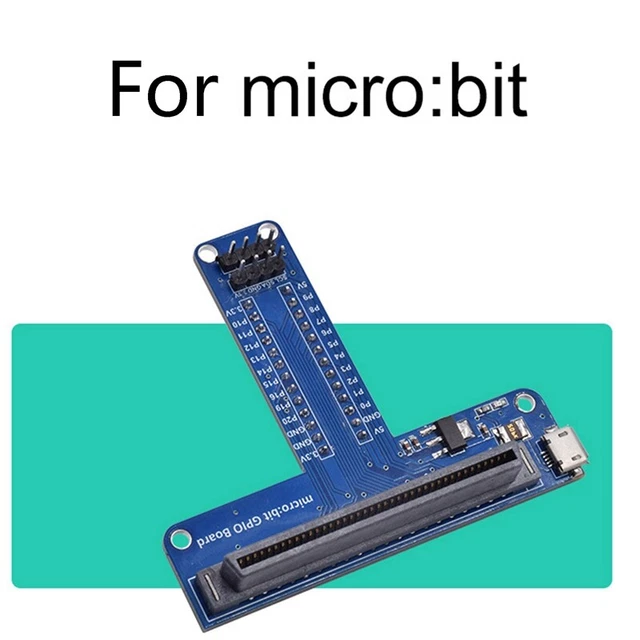 2X T-TYP ERWEITERUNG Adapter für Microbit Breadboard Python Grafische ...